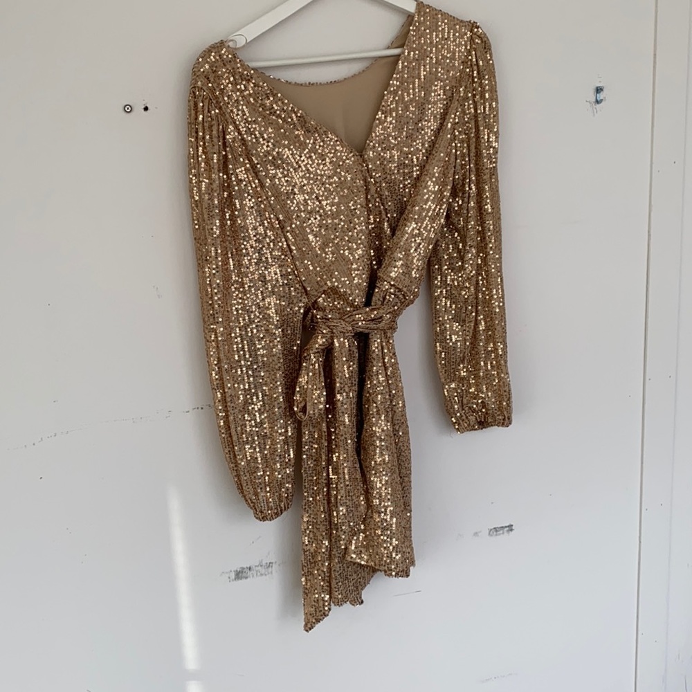 Gold Sequin dress